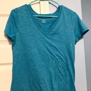 Mossimo Supply Co. Blue V-Neck